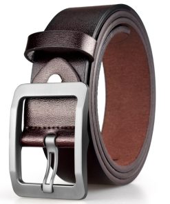 Casual Adjustable Buckle Leather Belt