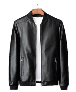 Sportswear Zipper Jacket Leather Jacket